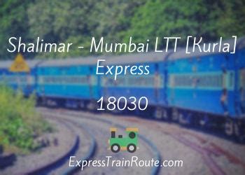 ltt shalimar express status.